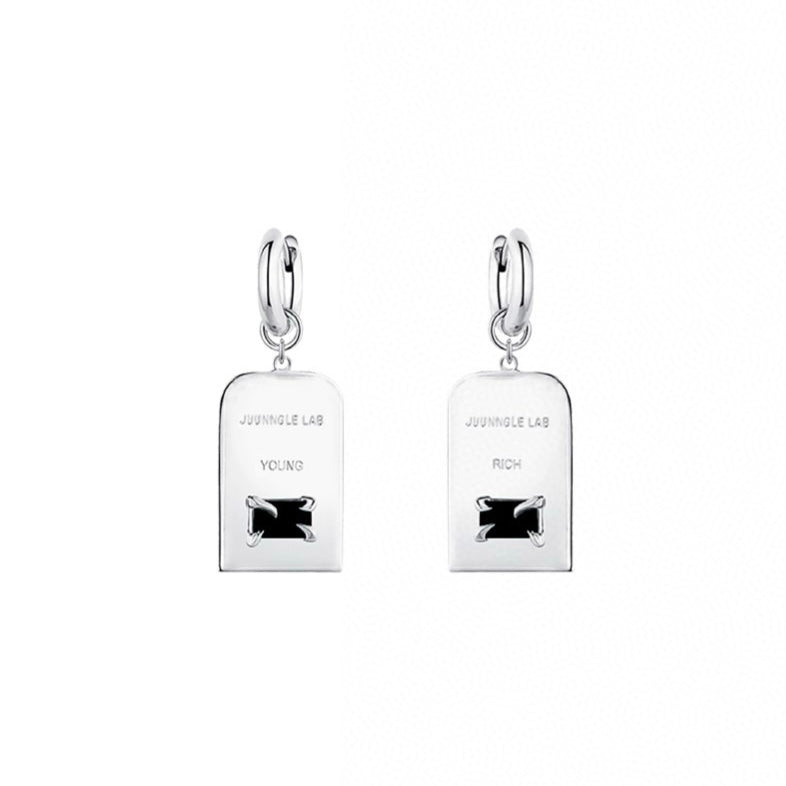 Antler Tag Earrings