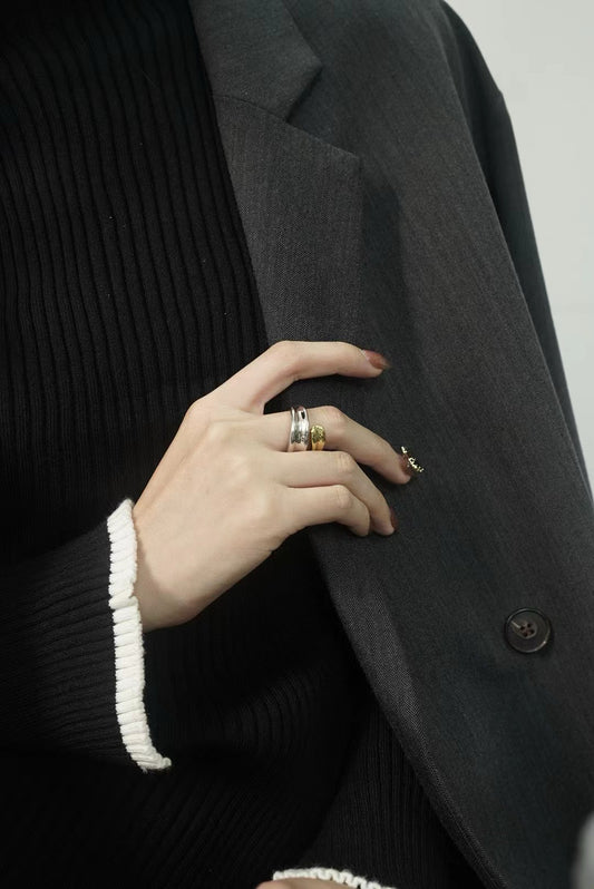 Color Block Open Ring