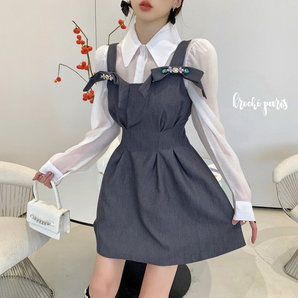 Blouse and Bow Set