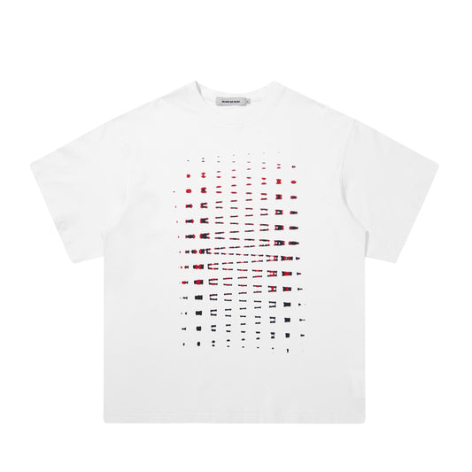 Eye Chart Print Loose T-Shirt